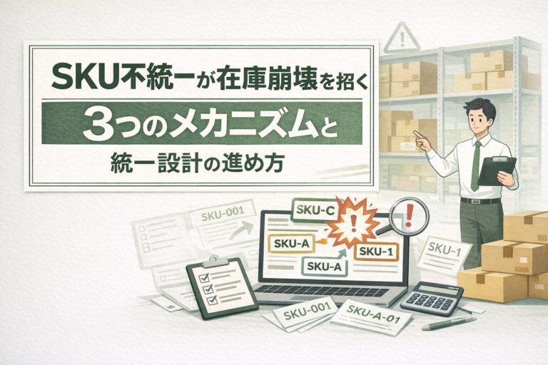 SKU不統一が在校崩壊を招く3つのメカニズムと統一設計の進め方